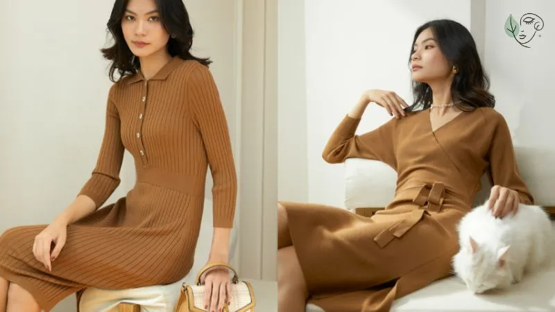 Xu hướng váy len mùa đông - Cách diện đẹp mọi nơi