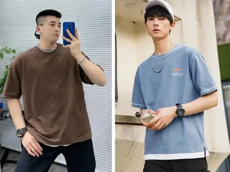 Chất liệu của áo thun tay lỡ 1