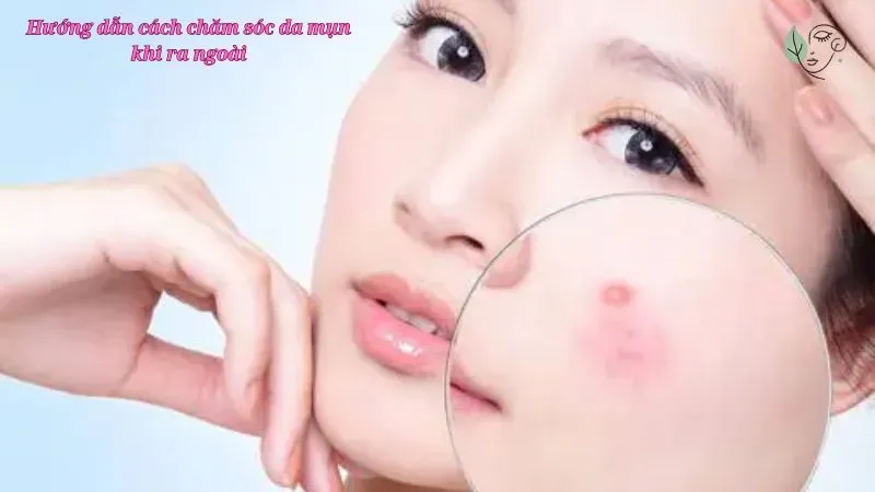 Hướng dẫn cách chăm sóc da mụn khi ra ngoài