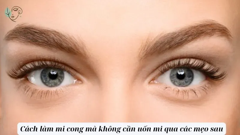 Cách làm mi cong mà không cần uốn mi qua các mẹo sau