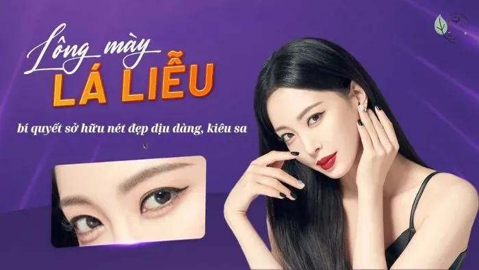 Chân mày lá liễu nữ bí quyết sở hữu nét đẹp dịu dàng, kiêu sa