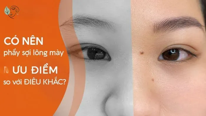 Chân mày phẩy sợi là gì? Ưu điểm của chân mày phẩy sợi