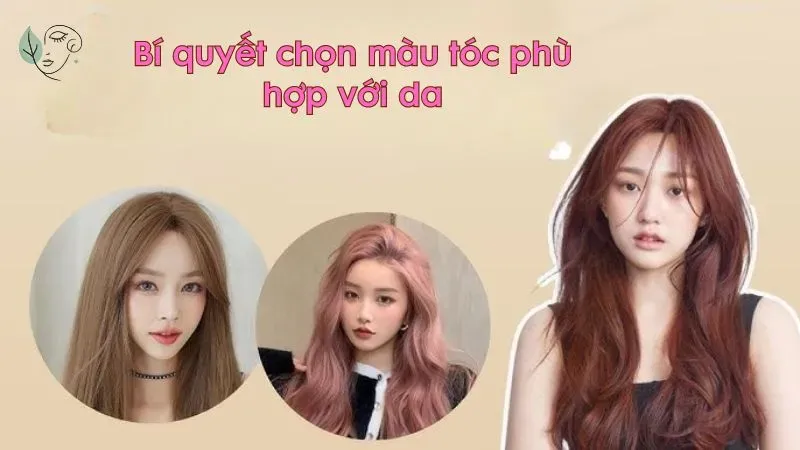 Bí quyết chọn màu tóc phù hợp với da