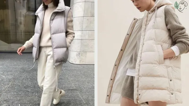 Áo gile lông vũ - Sự kết hợp giữa thoải mái và phong cách