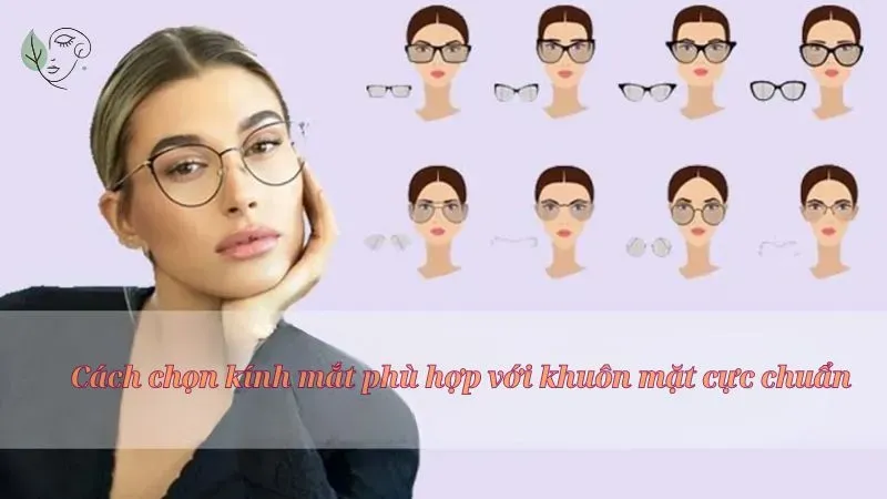 Cách chọn kính mắt phù hợp với khuôn mặt cực chuẩn
