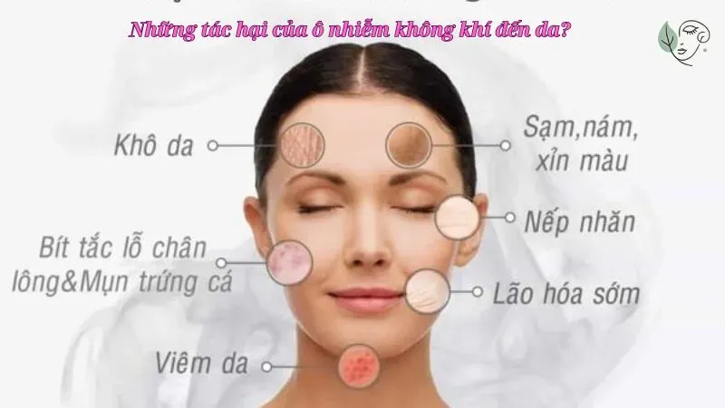 Những tác hại của ô nhiễm không khí đến da?