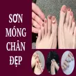 Mẫu sơn móng chân đẹp giúp đôi chân thêm nổi bật