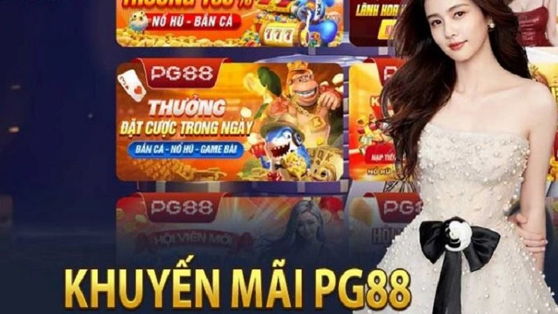  Banner khuyến mãi PG88 rực rỡ, thu hút người chơi.