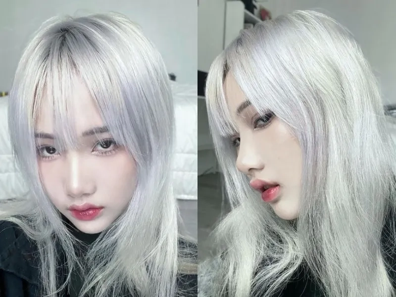 Phong cách mới đầy cá tính cùng kiểu tóc tóc bạch kim nổi bật