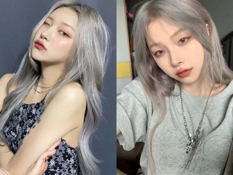 Thử ngay xu hướng mới với tóc nhuộm bạch kim độc đáo