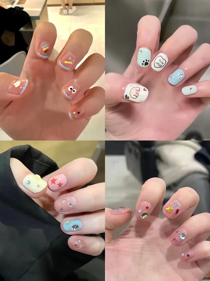 Yêu sự tối giản chắc chắn mê nail cho móng ngắn