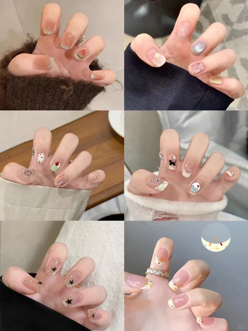 Thanh lịch và gọn gàng với kiểu móng ngắn đẹp