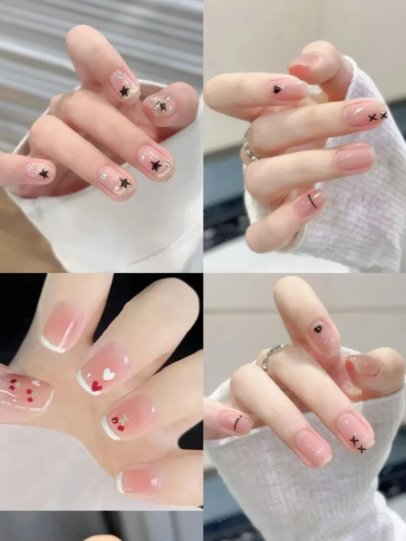 Biến hóa phong cách cùng móng tay ngắn xinh