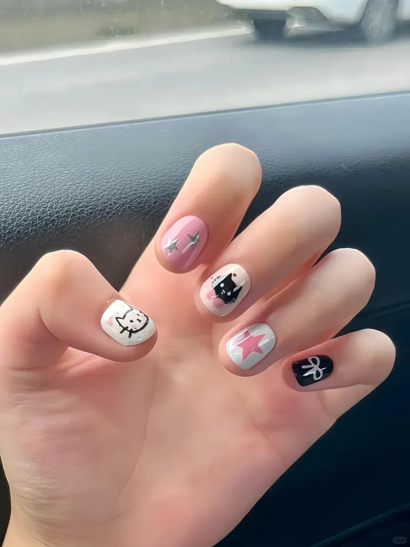 Cảm hứng sáng tạo cho các kiểu nail tay móng ngắn