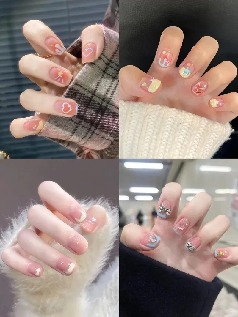 Làm nail ngắn cực nhanh gọn mà vẫn cực kỳ xinh