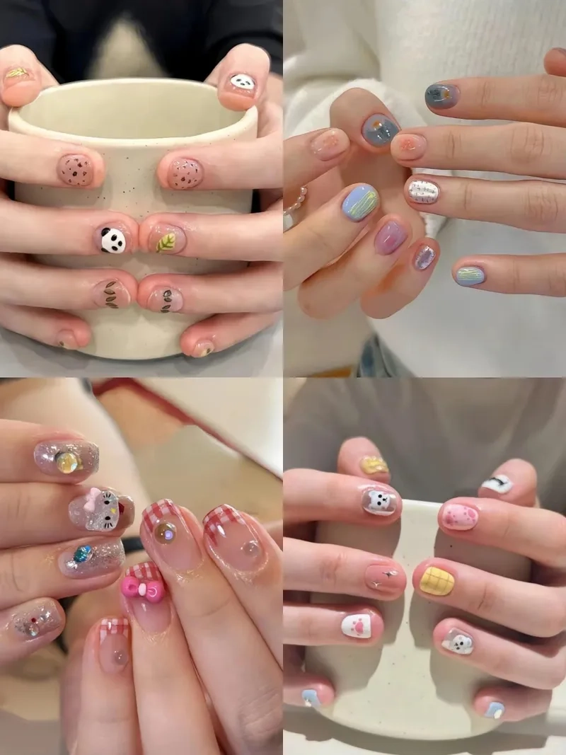 Mẫu nail cho tay ngắn giúp tay bạn trông thon gọn hơn