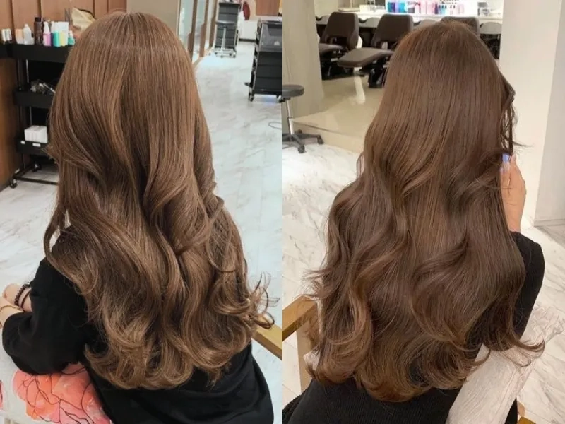 Thời trang tóc ấn tượng cùng sắc nâu chocolate lạnh sang trọng