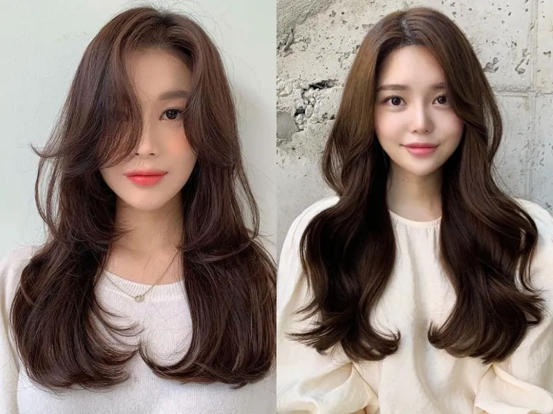 Sắc tóc trầm ấm quyến rũ với nâu chocolate trầm siêu đẹp