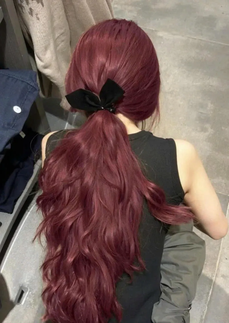 Nổi bật và sành điệu với kiểu tóc tóc màu nâu hồng đào đẳng cấp