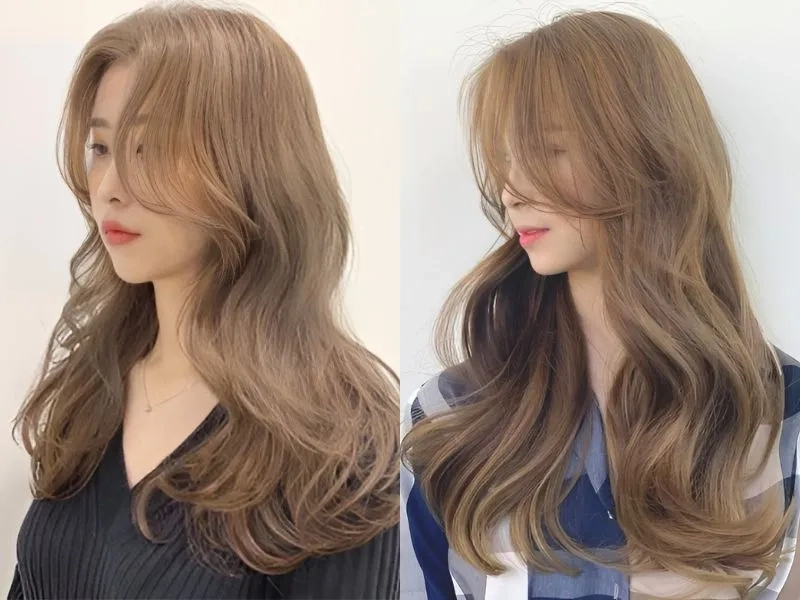 Mạnh mẽ và cuốn hút với kiểu tóc màu nâu trà trẻ trung