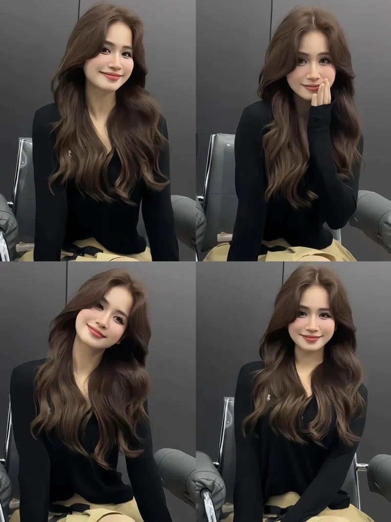 Phong cách năng động với nhuộm nâu trà đầy sức hút