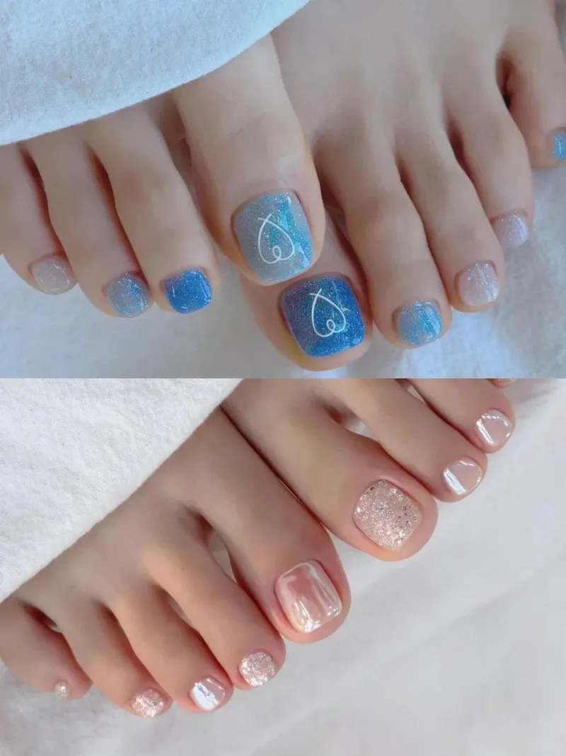 Sang trọng và nổi bật cùng mẫu nail chân đẹp sang chảnh