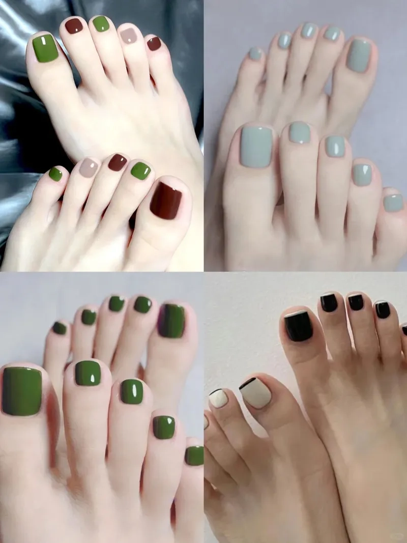 Rực rỡ mùa xuân với nail chân đẹp tết tươi tắn