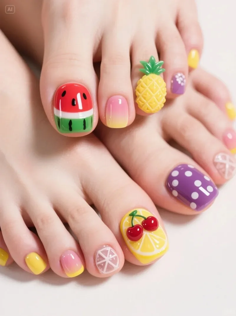 Thanh lịch với những mẫu nail chân đẹp đơn giản dễ kết hợp