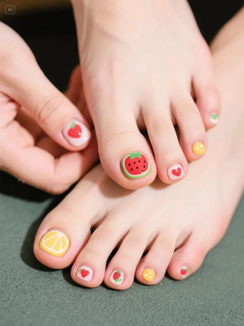 Nét tinh tế trong từng chi tiết của vẽ nail chân đẹp