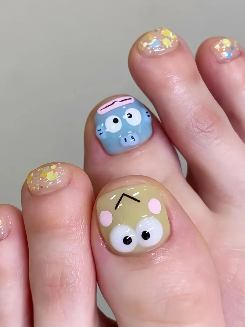 Thời thượng và cá tính qua mẫu gel chân đẹp