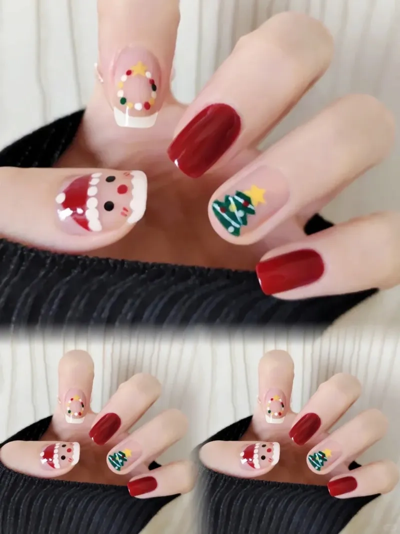 Lựa chọn thông minh cùng bộ nail noel phong cách đa dạng