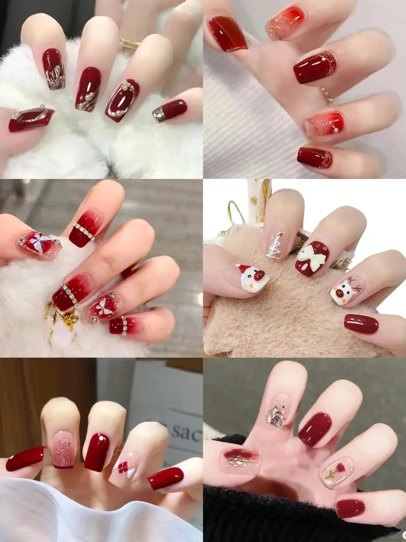 Nổi bật phong cách với mẩu nail noel cá tính