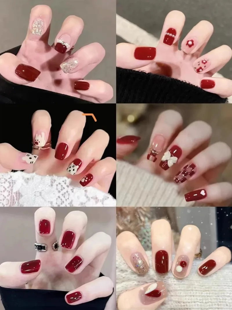 Cá tính và thu hút với mẫu nail cho mùa giáng sinh