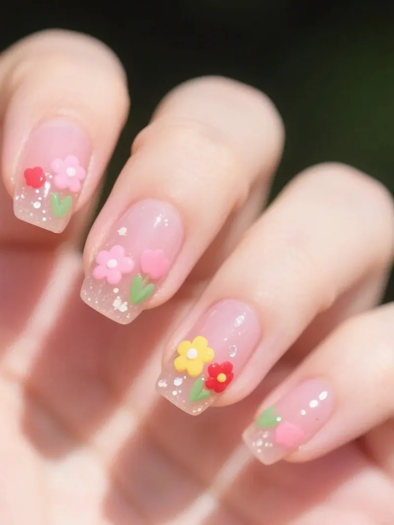 Dịu dàng với mẫu nail pastel nhẹ nhàng tinh tế