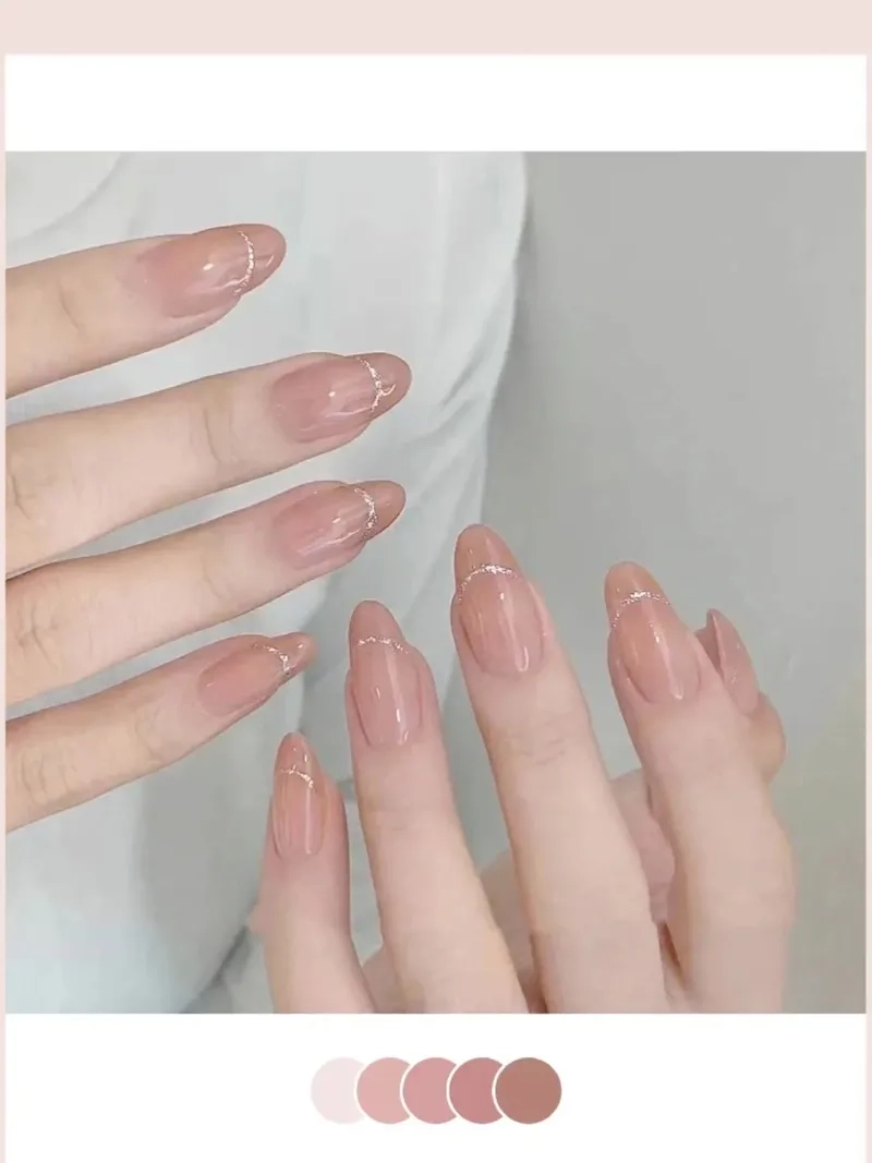 Nét đẹp cổ điển và hiện đại trong móng form tròn bạn chọn