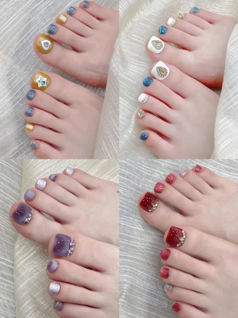 Thỏa sức sáng tạo với các mẫu vẽ móng chân đẹp độc đáo và lạ mắt