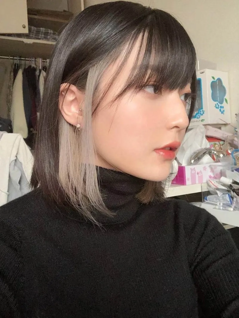 Kiểu tóc cá tính không thể bỏ qua là nhuộm highlight tóc ngắn