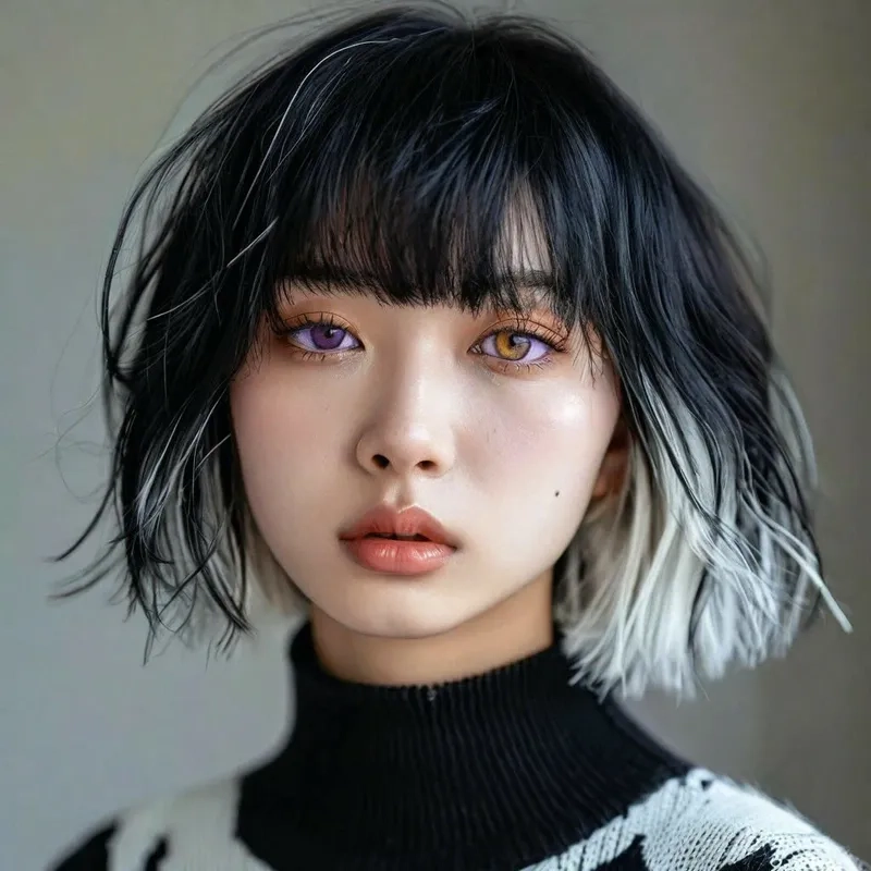 Thời thượng và nổi bật với kiểu tóc ngắn nhuộm highlight sang trọng