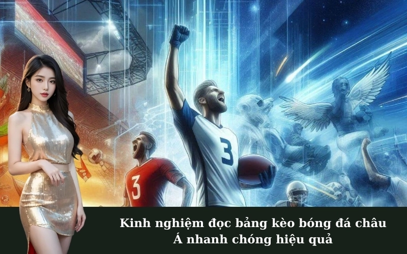 Kinh nghiệm đọc bảng kèo bóng đá châu Á nhanh chóng hiệu quả