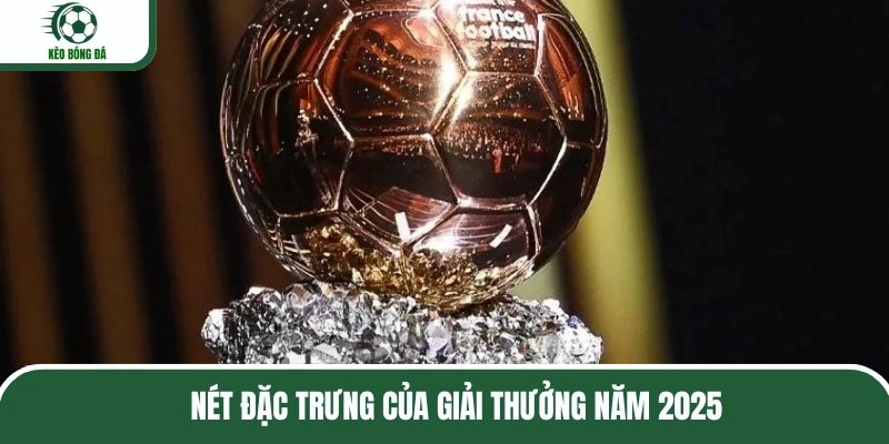 Nét đặc trưng của giải thưởng năm 2025