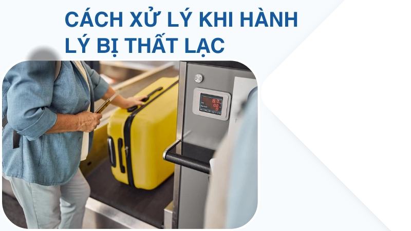 Cách xử lý nhanh khi bị mất hành lý tại sân bay