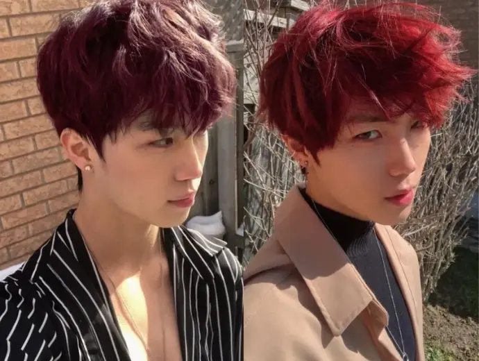 Những kiểu tóc nhuộm màu đỏ nổi bật cho nam giới