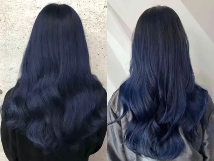 Khám phá tóc nhuộm màu xanh đen đầy cuốn hút và lạ mắt