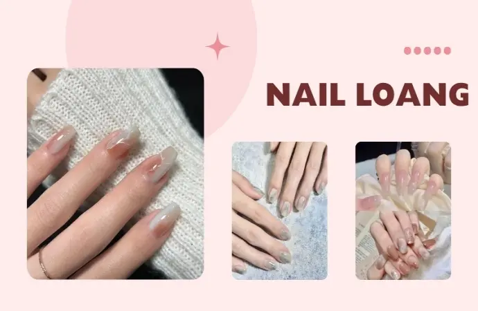 Mẫu nail loang pastel đẹp nhẹ nhàng, cực xinh