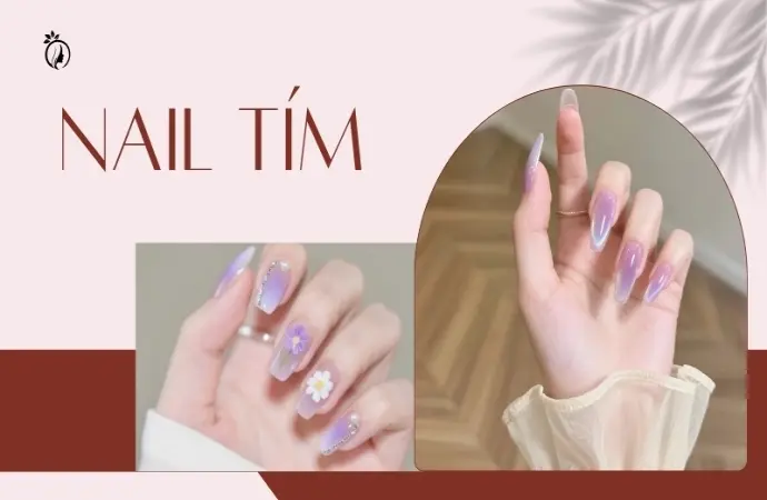 Gợi ý những mẫu nail tím đẹp sang chảnh cho tiệc và đi chơi