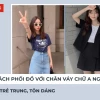 Phối đồ với chân váy đen chữ A: Hướng dẫn chi tiết từ A-Z