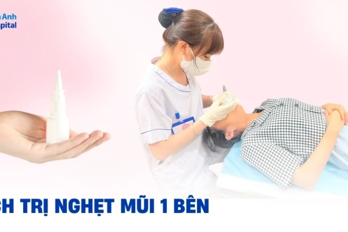 Phân biệt và Cách trị nghẹt mũi 1 bên hiệu quả tại nhà
