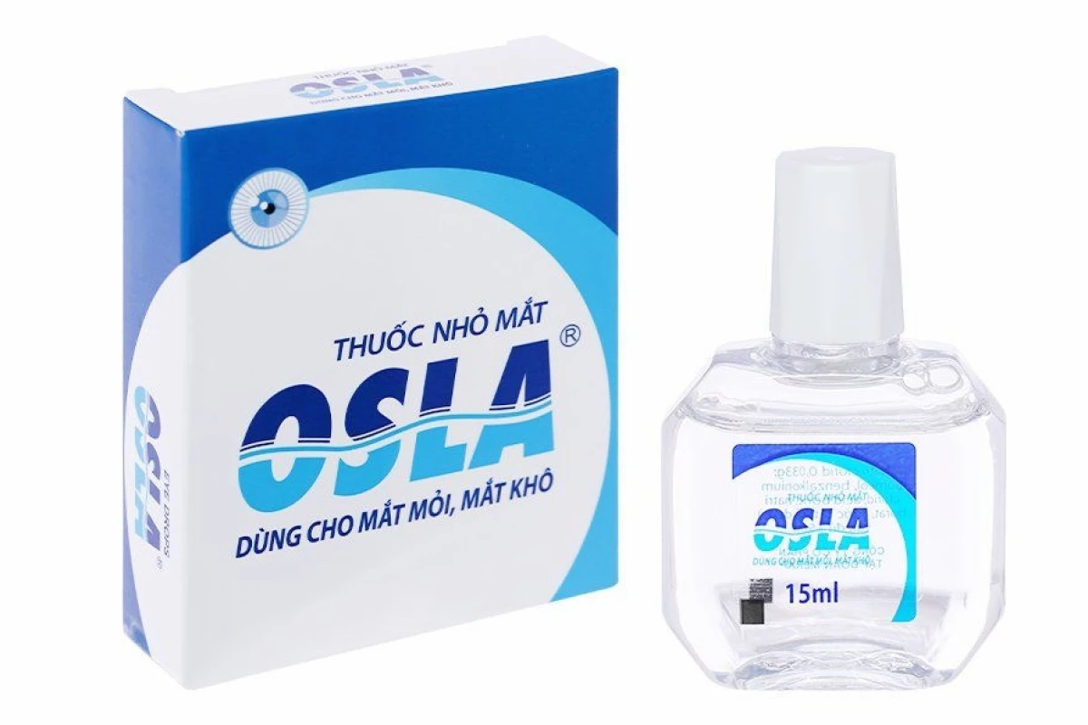Thuốc nhỏ mắt Osla: Công dụng, cách dùng và những lưu ý quan trọng