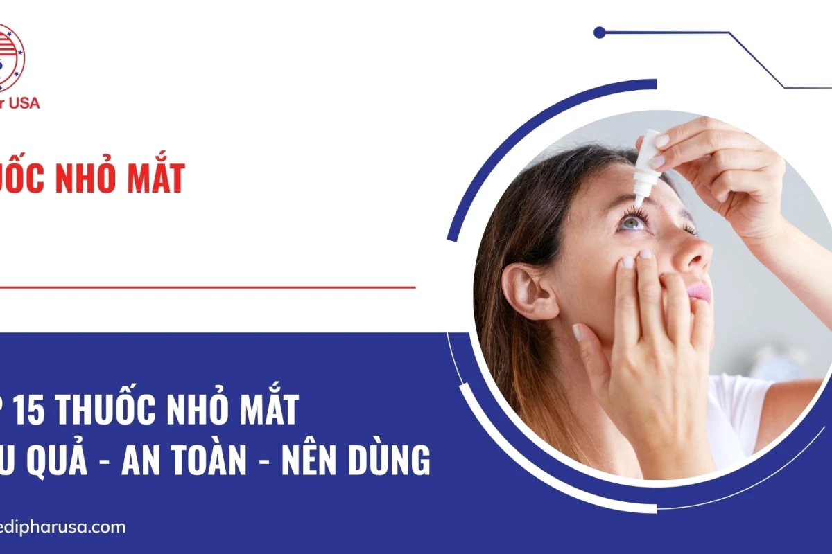 Thuốc nhỏ mắt trị ngứa mắt dị ứng: Lựa chọn nào hiệu quả và an toàn?