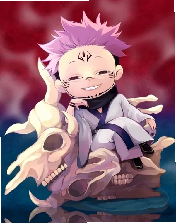 Ảnh anime Sukuna chibi dễ thương